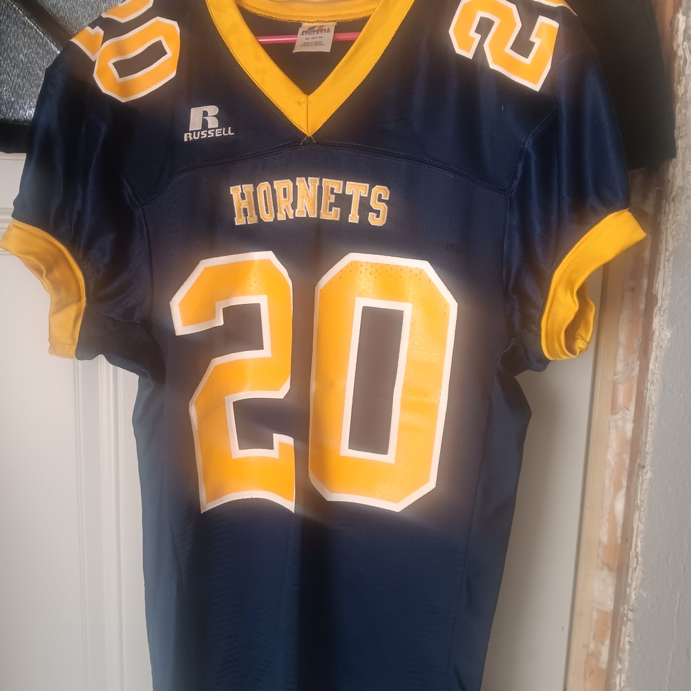 Russell Athletic Hornets Jersey - Navy and Yellow